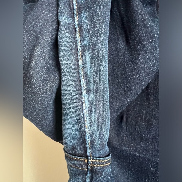 J Brand Maria 98% Cotton Contrast stitch dark denim skinny jeans - Picture 3 of 6